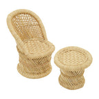 Children's Natural Chair and Stool | Rowan