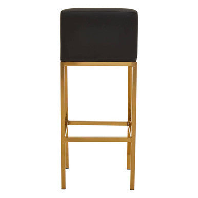 Black and Gold Finish Bar Chair | Baina