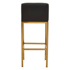 Black and Gold Finish Bar Chair | Baina