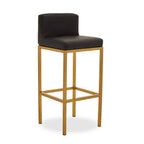 Black and Gold Finish Bar Chair | Baina