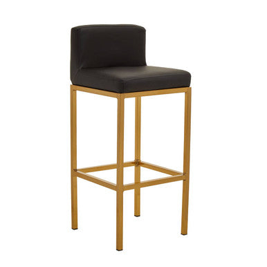 Black and Gold Finish Bar Chair | Baina
