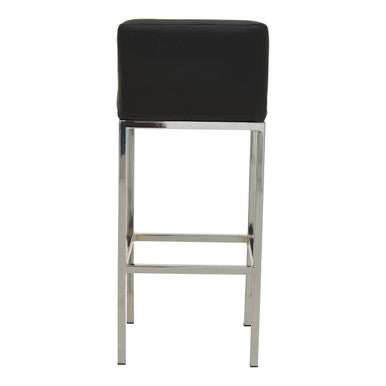 Black and Chrome Finish Bar Chair | Baina