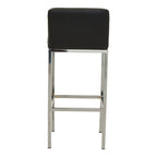Black and Chrome Finish Bar Chair | Baina