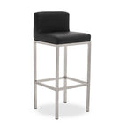 Black and Chrome Finish Bar Chair | Baina
