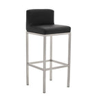 Black and Chrome Finish Bar Chair | Baina