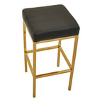 Black and Gold Finish Bar Stool | Baina