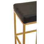 Black and Gold Finish Bar Stool | Baina