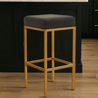 Black and Gold Finish Bar Stool | Baina