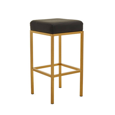Black and Gold Finish Bar Stool | Baina