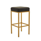 Black and Gold Finish Bar Stool | Baina