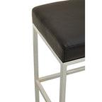 Black and Chrome Finish Bar Stool | Baina