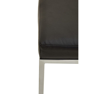 Black and Chrome Finish Bar Stool | Baina