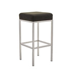 Dark Grey and Gold Finish Bar Stool | Baina
