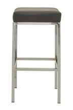 Dark Grey and Chrome Finish Bar Stool | Baina
