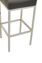 Dark Grey and Chrome Finish Bar Stool | Baina