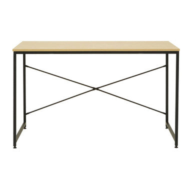 Light Oak Veneer Effect Top Desk | Laxton