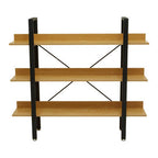 3 Tier Light Oak Effect Shelving Unit | Laxton