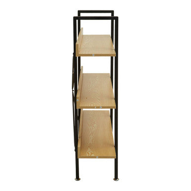 3 Tier Light Oak Effect Shelving Unit | Laxton