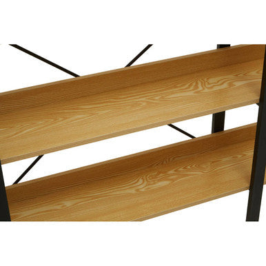 3 Tier Light Oak Effect Shelving Unit | Laxton