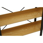 3 Tier Light Oak Effect Shelving Unit | Laxton