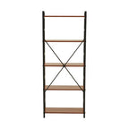 5 Tier Wood Finish Shelf Unit | Laxton