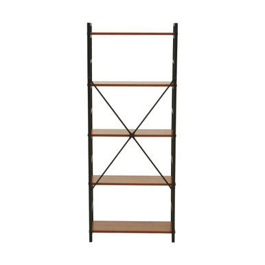 5 Tier Wood Finish Shelf Unit | Laxton