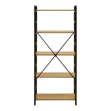 5 Tier Light Oak Effect Shelf Unit | Laxton