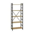 5 Tier Light Oak Effect Shelf Unit | Laxton