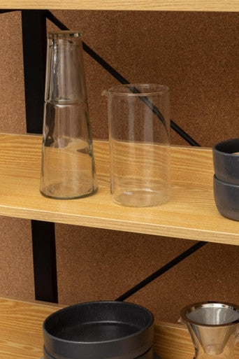 5 Tier Light Oak Effect Shelving Unit | Laxton