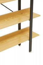 5 Tier Light Oak Effect Shelving Unit | Laxton