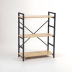 3 Tier Light Oak Effect Shelf Unit | Laxton