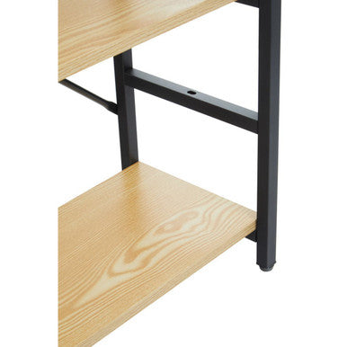 3 Tier Light Oak Effect Shelf Unit | Laxton