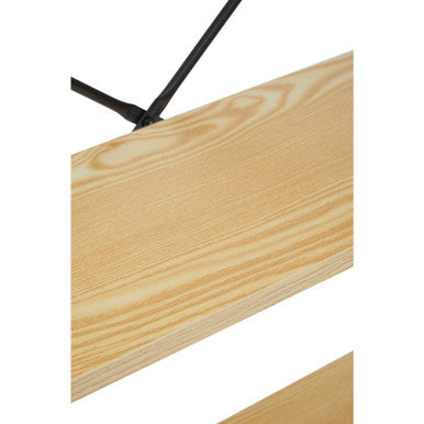 3 Tier Light Oak Effect Shelf Unit | Laxton