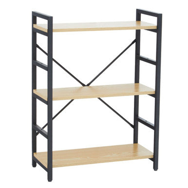 3 Tier Light Oak Effect Shelf Unit | Laxton