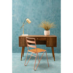 Wood Veneer Desk with Storage | Frida