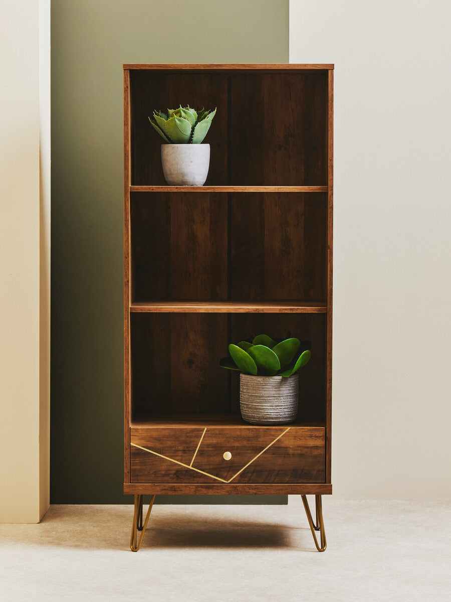 3 Tier Shelving Unit with Drawer | Flori
