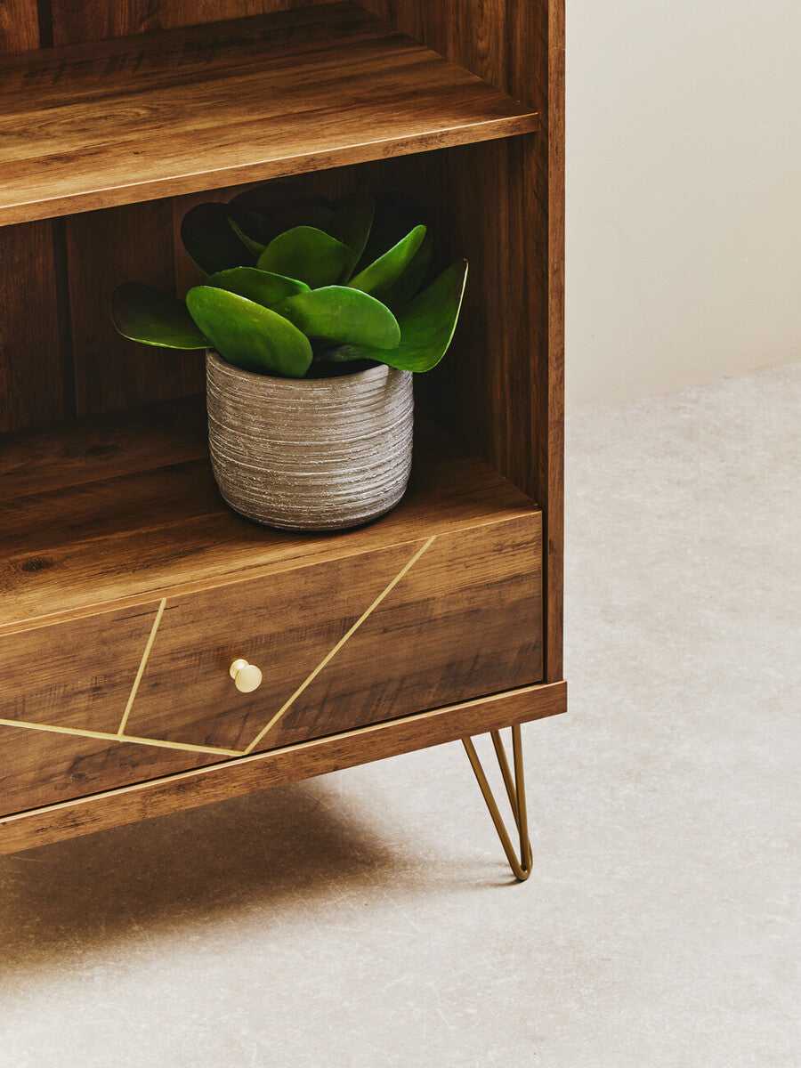 3 Tier Shelving Unit with Drawer | Flori