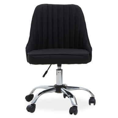 Black Fabric Home Office Chair | Alexi