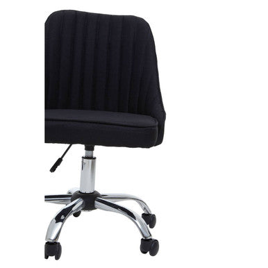 Black Fabric Home Office Chair | Alexi