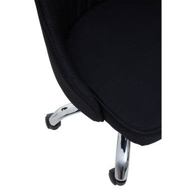 Black Fabric Home Office Chair | Alexi