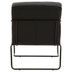 Leather Effect Black Chair | New Foundry