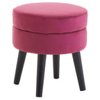 Wine Velvet Stool | Loretta