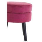 Wine Velvet Stool | Loretta