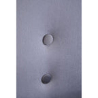 Grey Velvet Button Detail Chair | Loretta