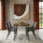 Grey Fabric Dining Chair | Salford