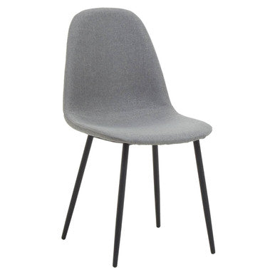 Mink Fabric Dining Chair | Salford