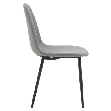 Mink Fabric Dining Chair | Salford