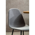 Mink Fabric Dining Chair | Salford