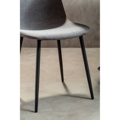 Mink Fabric Dining Chair | Salford