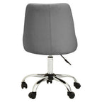 Grey Leather Effect Home Office Chair | Brent